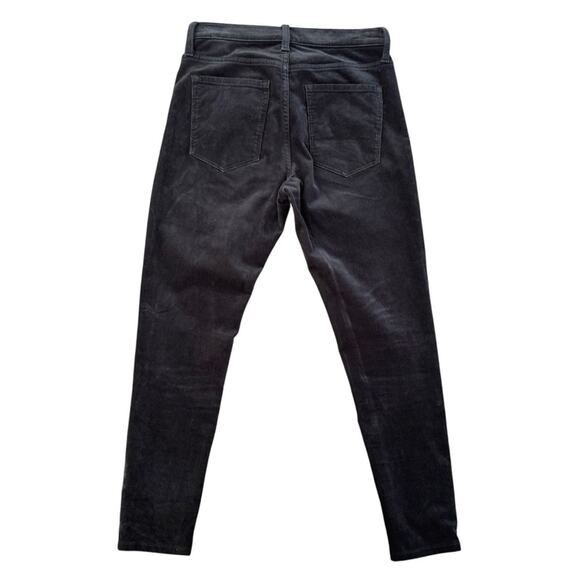 Banana Republic Corduroy Pants women’s size 26 Dark Gray mid rise skinny preppy - Picture 9 of 12